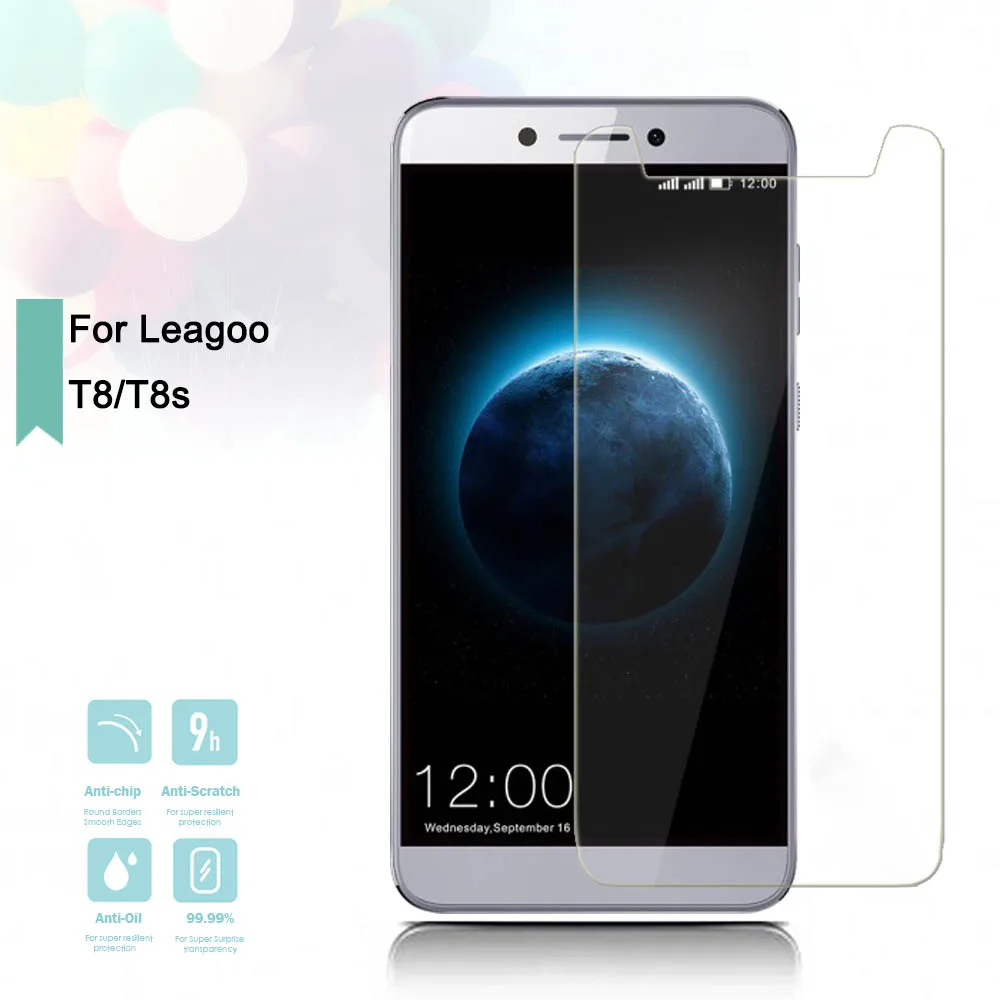 2.5D 0 26 мм ультратонкое закаленное стекло Leagoo T8 T8s усиленная защитная пленка