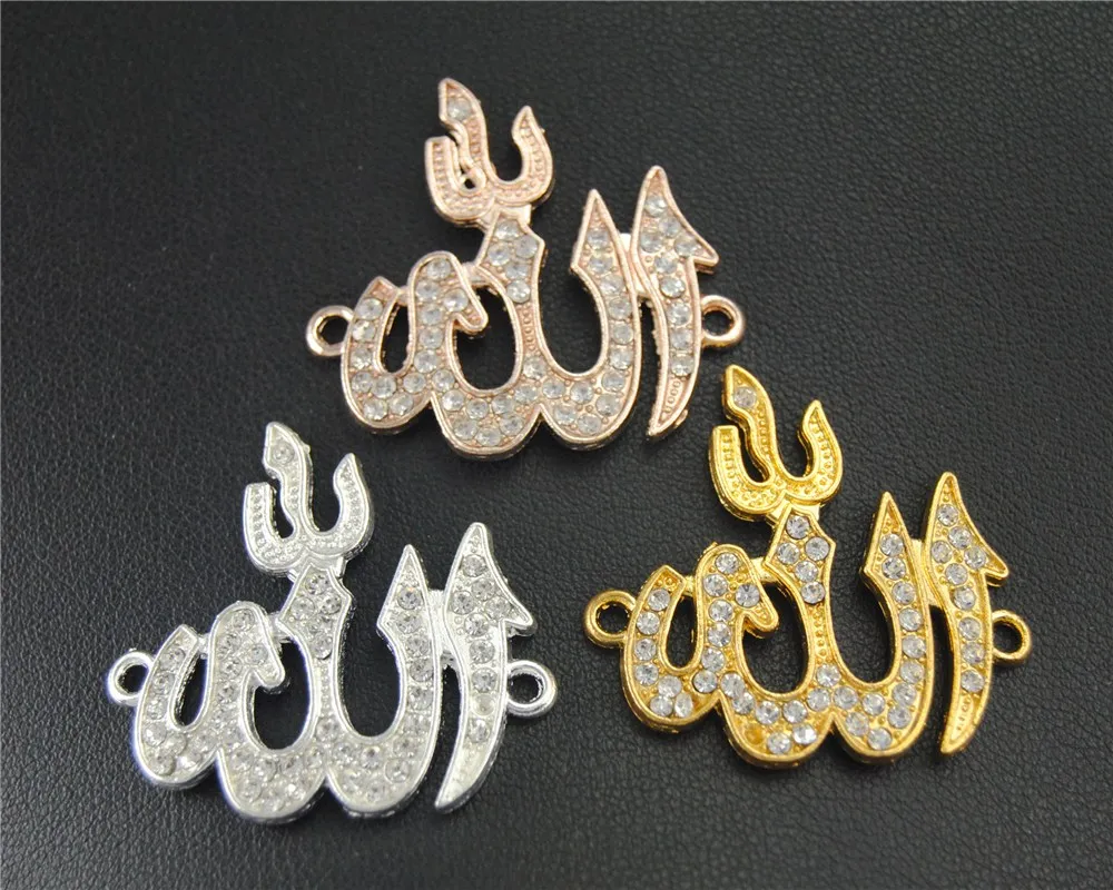 5 шт. Стразы исламский Аллах соединитель религиозные мусли Очаровательные