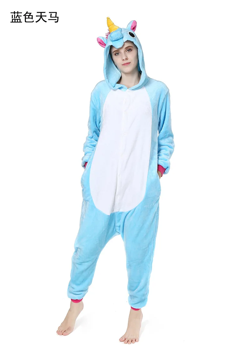 Пижама с единорогом для взрослых набор кигуруми рисунком панды женщин и мужчин