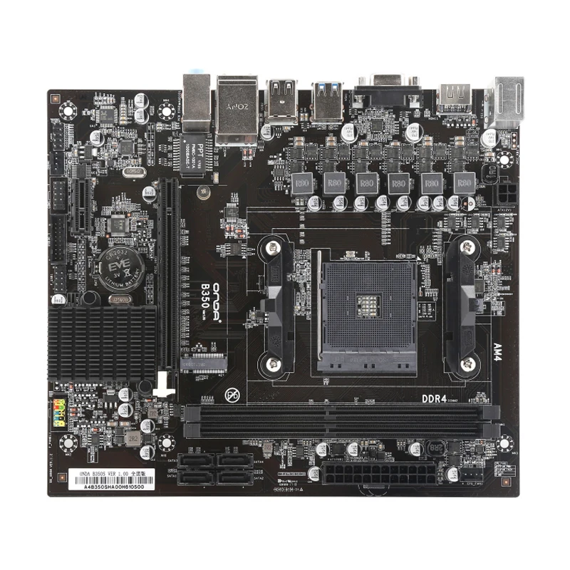 Onda B350S системная плата AMD B350 DDR4 память 16 Гб SATA3.0 HDMI/VGA основная плата процессор 16G процессор Материнская плата AM4 ddr4 для офиса