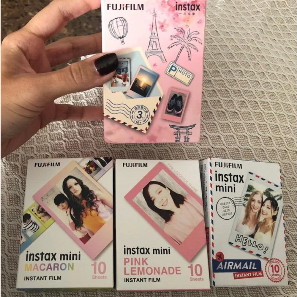 20-100 листов белая пленка для Fuji Instax Mini Фотобумага набор для моментальных фотоснимков для ЖК-дисплея с подсветкой Fujifilm Instax Mini 8/9/25/90/фотоаппаратов моментальной печати 7s