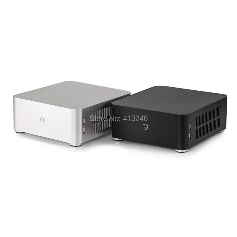 Мини Чехол itx pc Алюминиевый HTPC компьютерный чехол W80 модель Поддержка WIFI COM|mini case|pc