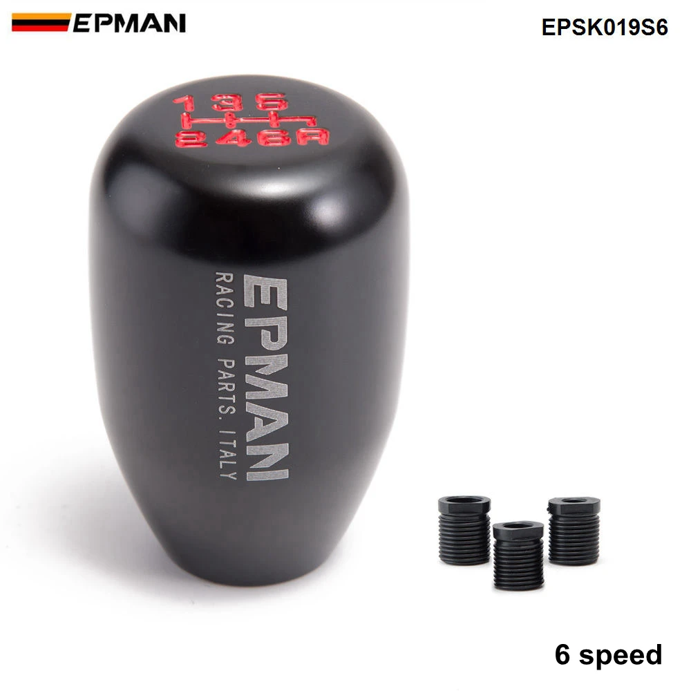 Black 6 Speed Epman Racing универсальная красочная алюминиевая ручка переключения передач для большинства автомобилей переключения передач Konbs EPSK019S-AF - Название цвета: Black 6 Speed
