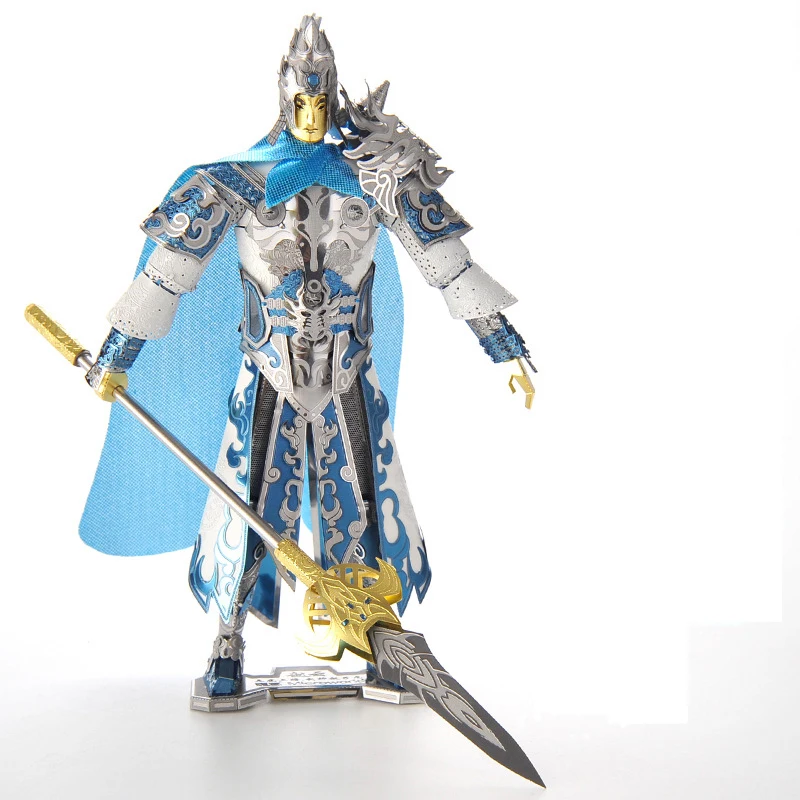 Набор 3D моделей Zhao Yun Knight R002 набор для лазерной резки нано головоломка игрушки