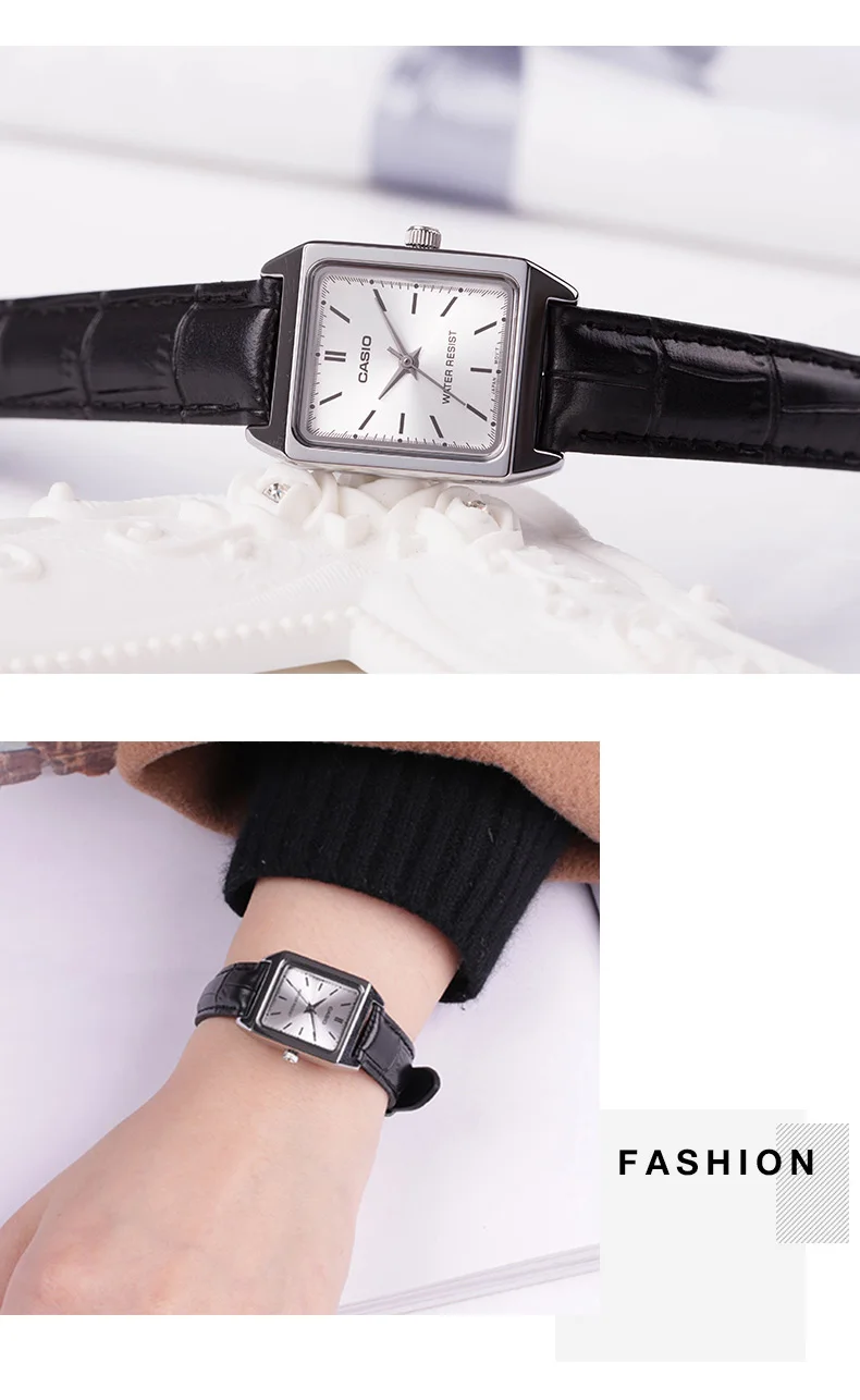 Casio Часы Указатель серии модные кварцевые женские часы LTP-V007L-7E1