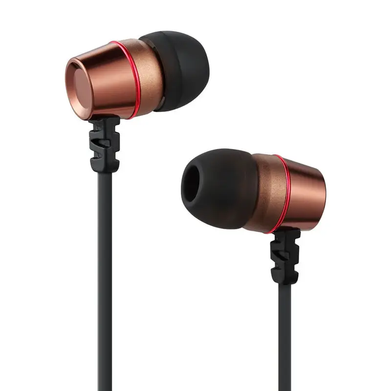 CHICLITS 3.5mm In-ear Earphone Metal Bass Line Control Music Universal Earplugs For MP3 MP4 Computer Mobile Phone fone de ouvido |