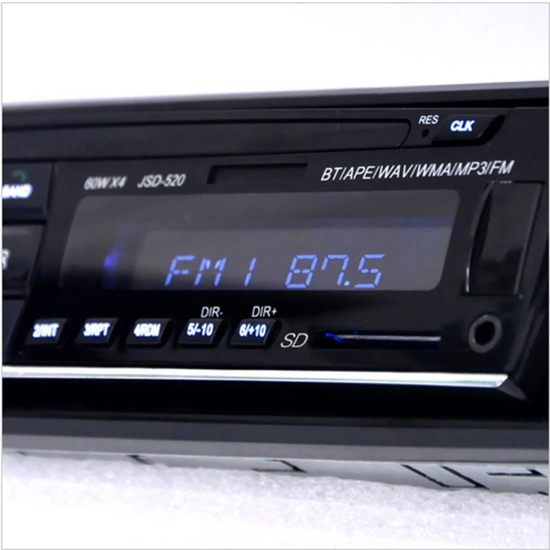 Автомагнитола с громкой связью автомобильный радиоприемник Bluetooth аудио стерео в