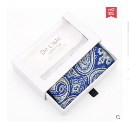 Мужские карманные квадраты 33*33 см Шелковый носовой платок для свадебного