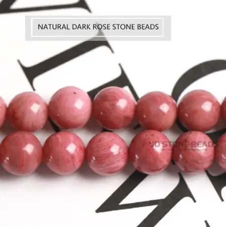 DARK ROSE STONE Натуральный черный в полоску Родохрозит граненый камень 4/6/8/10/12 мм Палочки Размеры Мороз круглые бусины Свободные Spacer Бусины для изготовления ювелирных изделий - Цвет: DARK ROSE STONE