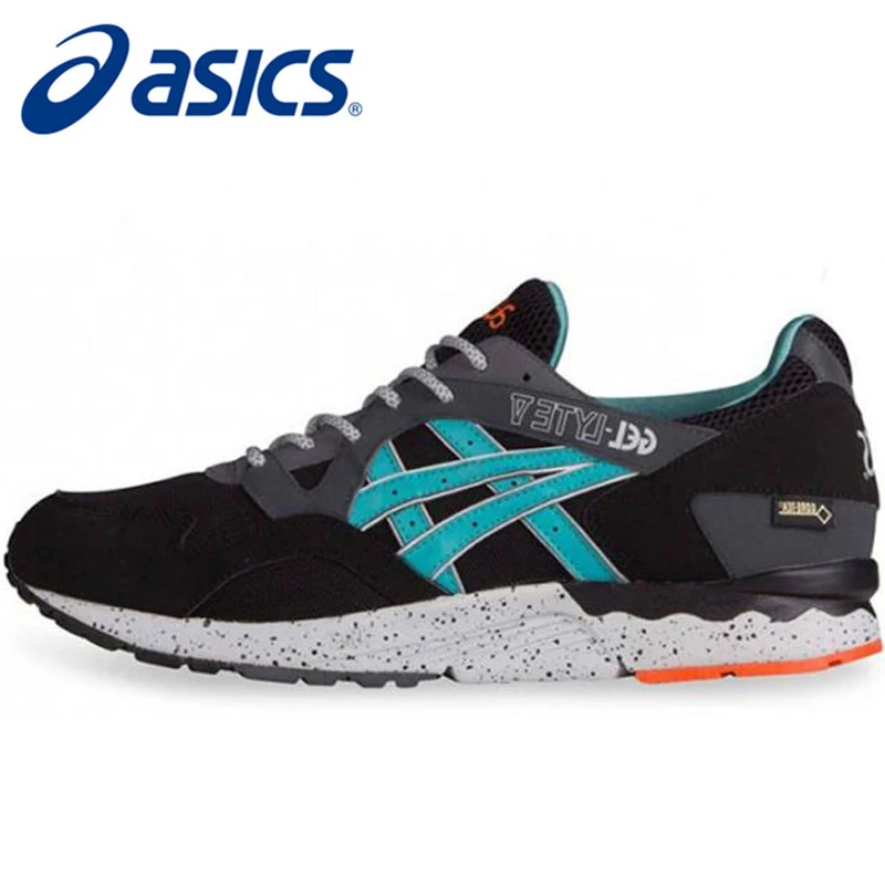 Оригинальные ASICS GEL LYTE V 5 черный/Латиго Bay дышащая Для Мужчин's Обувь для