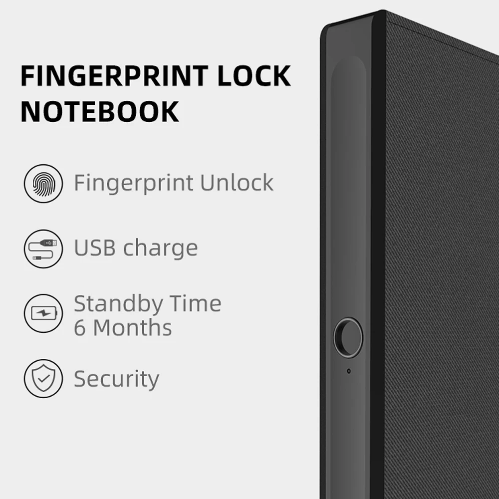 Блокировка отпечатков пальцев ноутбук S8 USB зарядка разблокировка отпечатков пальцев Многофункциональный Безопасный конфиденциальность защита бизнес-встречи ноутбук