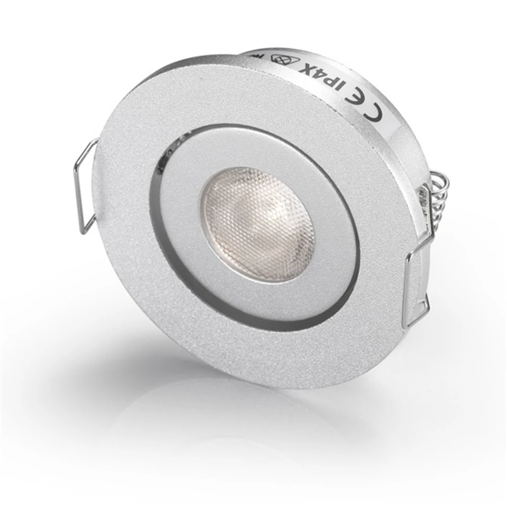 

3W LED Under Cabinet LED Downlights Recessed Small Ceiling Downlight Mini LED Light Diameter 52mm Include DC12/AC230V Driver