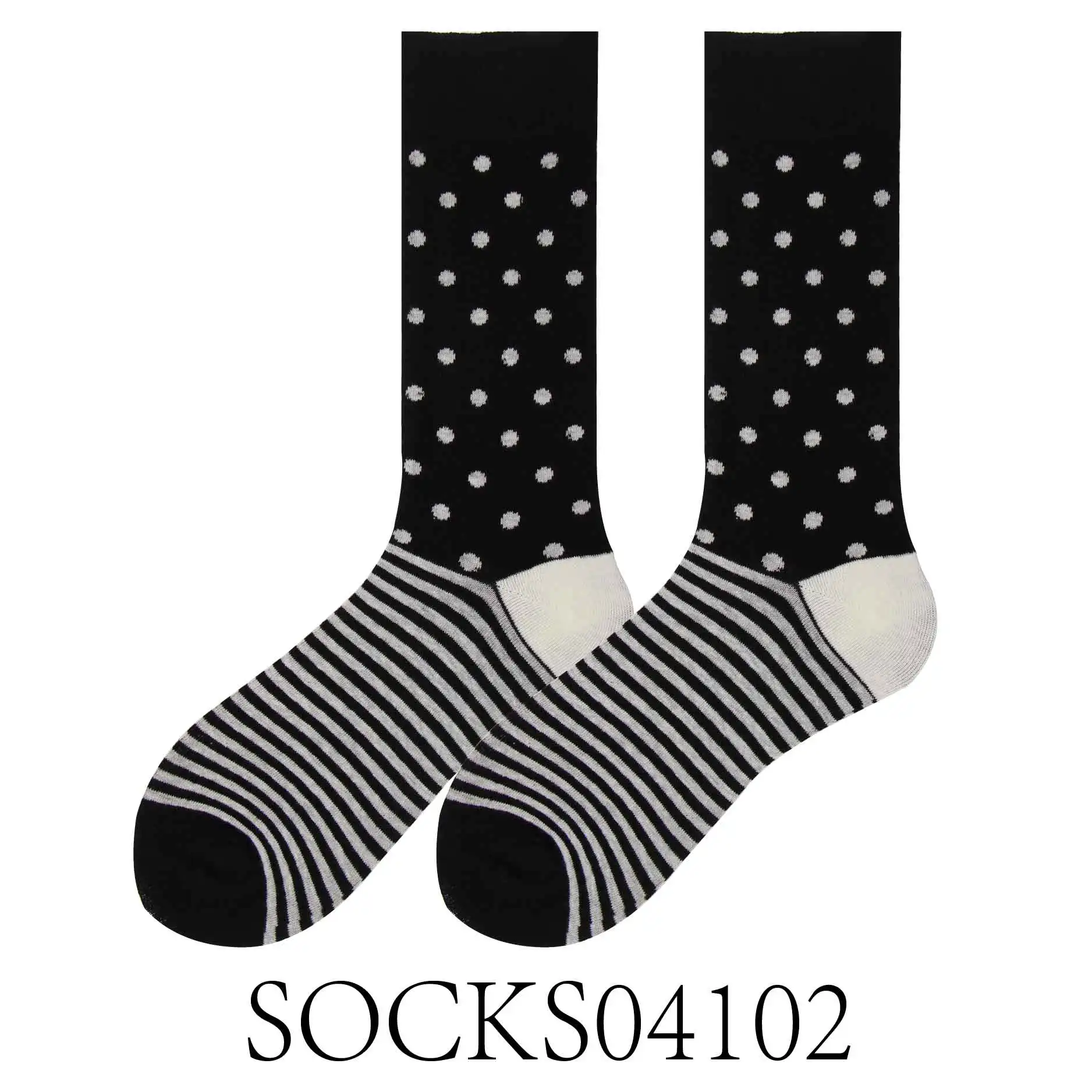 SOCKS04102 WH SOKKEN подарки для мужчин британский стиль мужские деловые хлопковые носки с костюмами для официальных мероприятий - Цвет: SOCKS04102