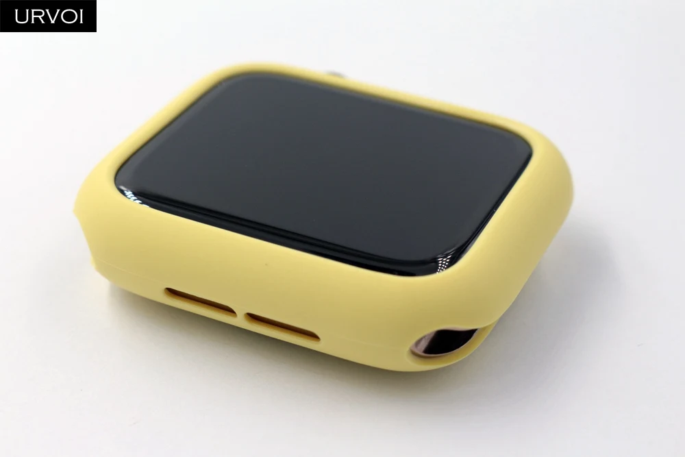 URVOI конфетный, TPU чехол для apple watch series 5 4 3 21 цветной защитный чехол для iWatch 38 42 40 44 мм подходит для ультратонкой рамки