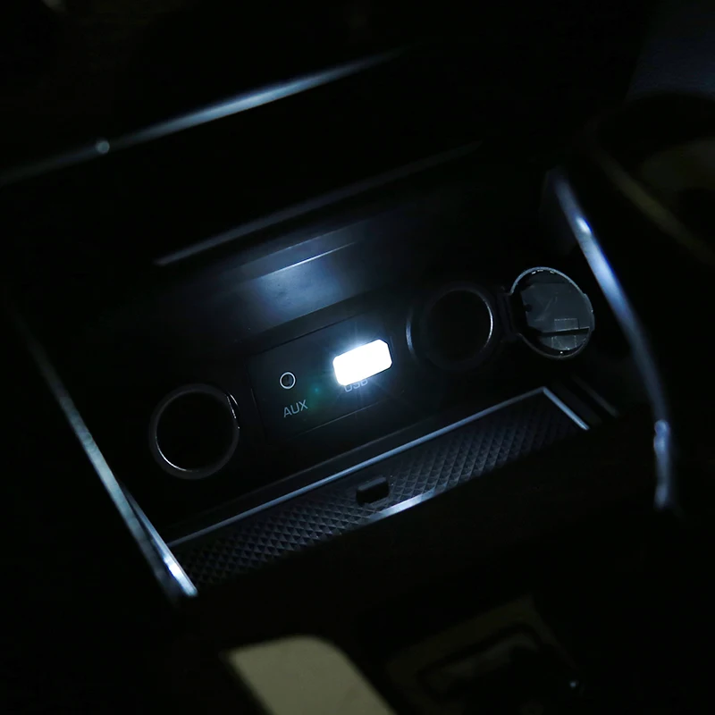 USB LED mini Wireless Car Interior Ambient Lighting Atmosphere Decorative Mild Light For hyundai Elantra 2016 2017 2018 | Автомобили и