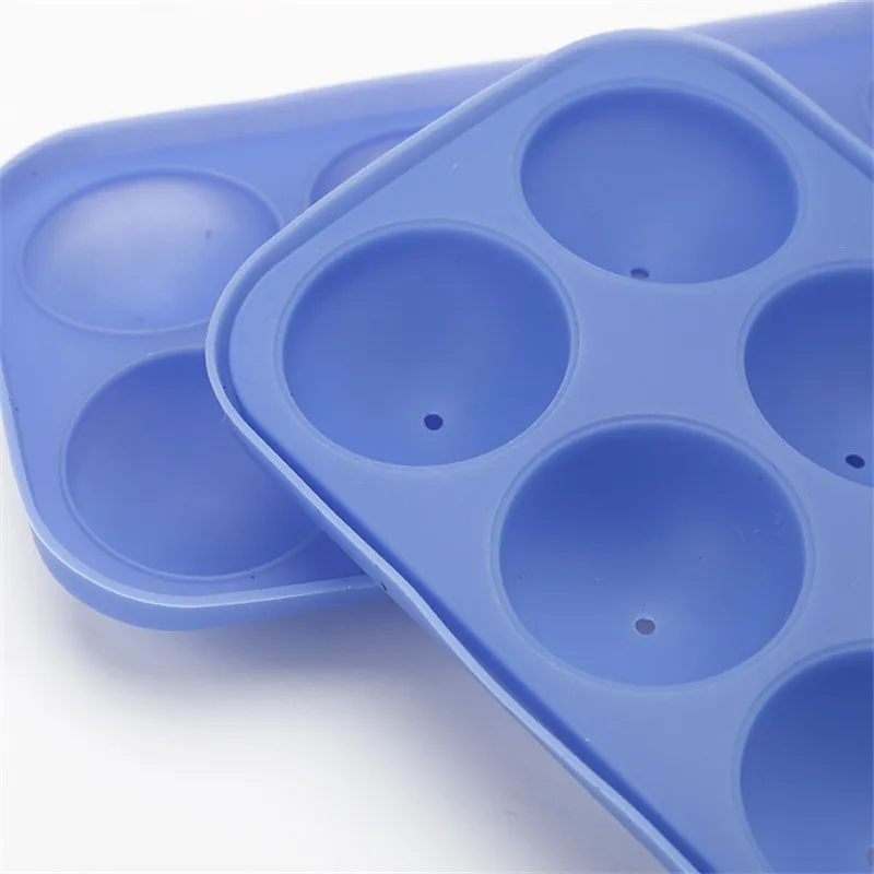 Леденец Pop 8 отверстий силиконовая форма круглая для вечеринок торт печенье