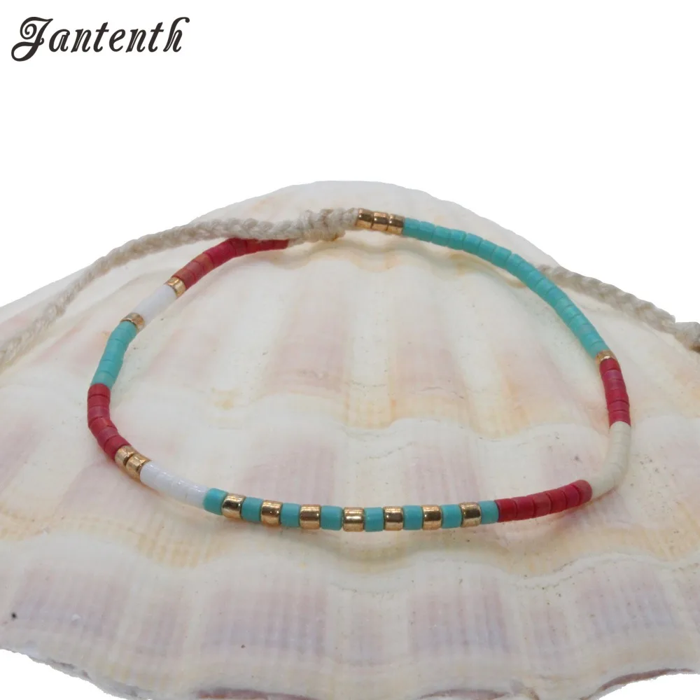 Jantenth Jewelry Прямая доставка многоцветный ручной хлопчатобумажной веревки бисер