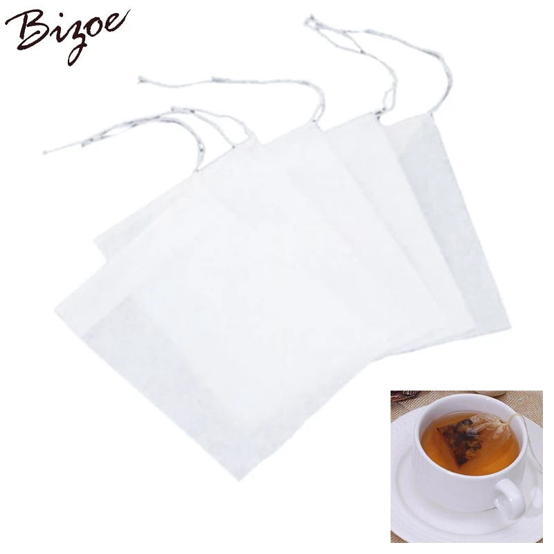 200 pcs / lot FDA Non-woven Empty Tea Bags Scented with Close to Filter Paper Rope for Loose Leaf Herbal | Дом и сад