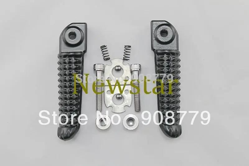 Новые Задние подножки для ног Yamaha YZF R6 2004 2005 2006 2007 2008 черный Гарантировано 100% |
