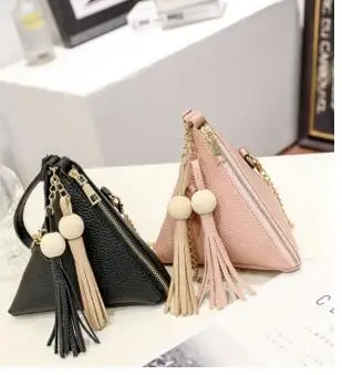 Новинка весны 2017 Треугольные сумки Корейская версия для макияжа с кисточками|korean