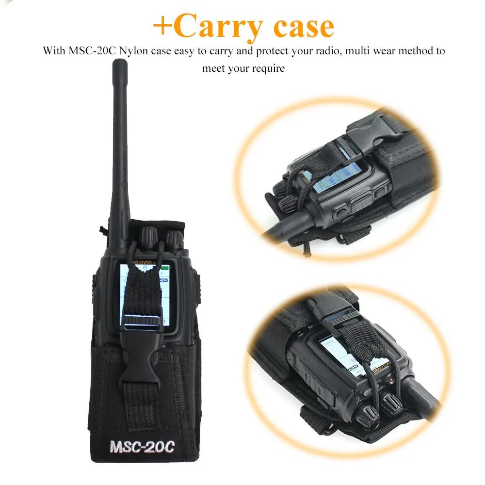 Wouxun KG-UV9D Plus vhf uhf многофункциональное радио DTMF 2 Way Raido 7 полос рация для безопасности