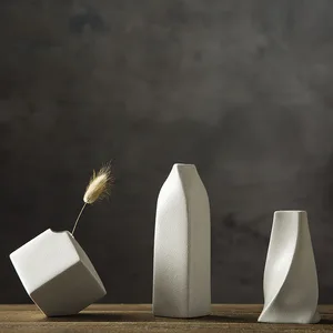 Современная простая керамика оригинальность водная культура ваза для ресторана чайный столик Китайский сухой цветок композиция украшения