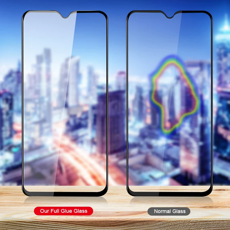 CHYI полностью проклеенное стекло для Oneplus 6 T 41 дюймов защита экрана не блокирует