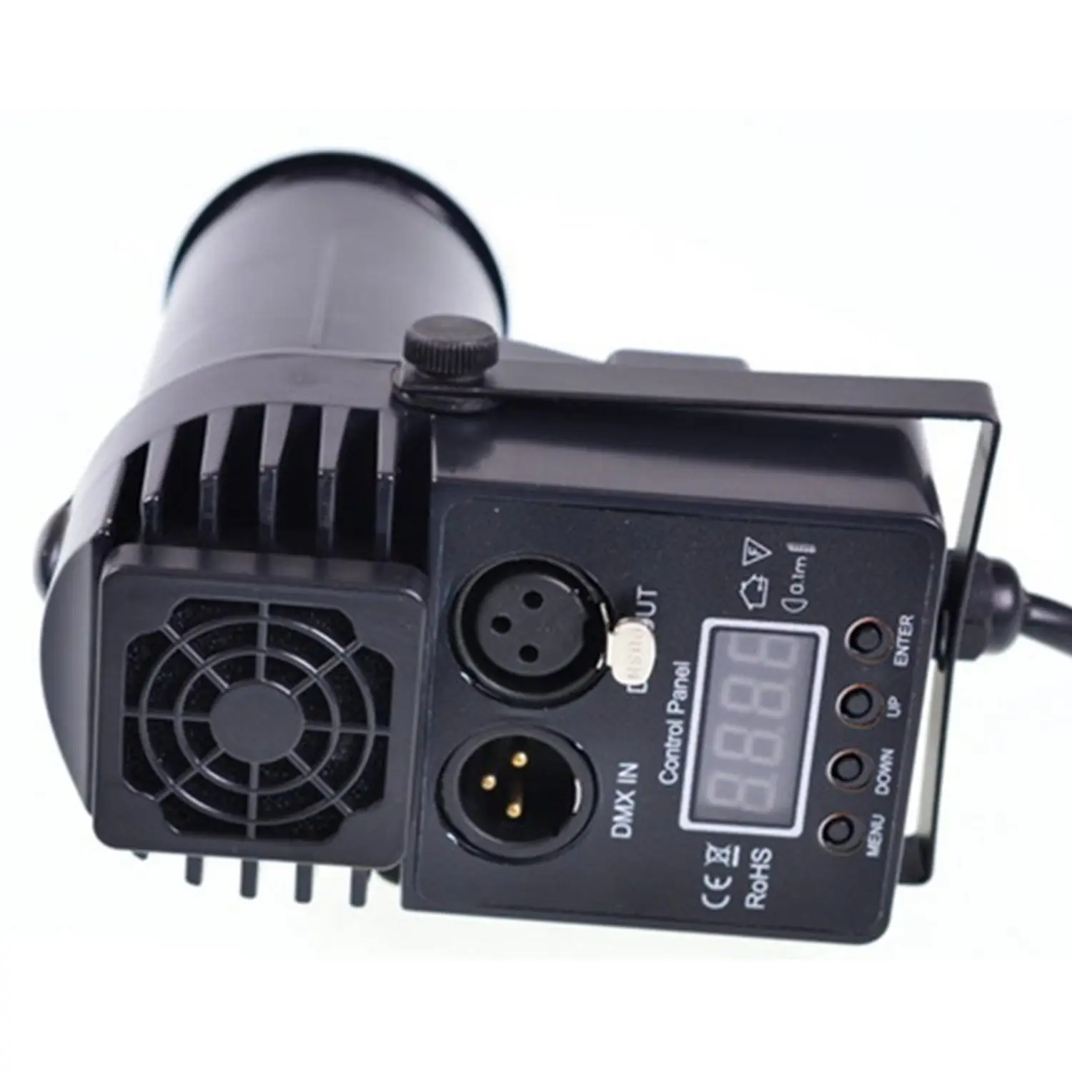 LED Stage Lighting Pin spot Beam Spotlight Professional DJ/DISCO/Party/KTV Backlight Light AC110-240V 30W Black EU Plug | Лампы и
