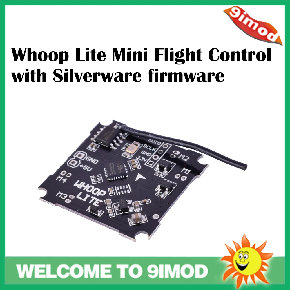 Матовая плата управления полетом с серебряной прошивкой для Whoop Lite Mini Flight Control