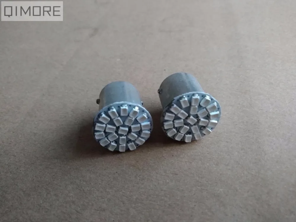 2 шт. 12 В 1156 1206 22SMD светодиодный светильник для скутера мотоцикла автомобиля