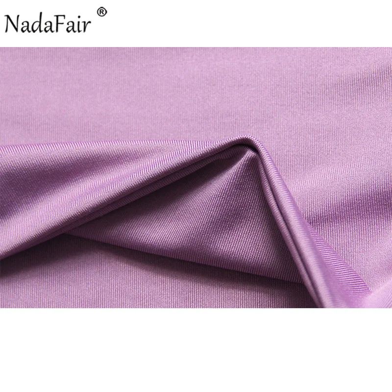 Nadafair, летние сексуальные женские топы с круглым вырезом, короткий рукав, открытая Повседневная укороченная футболка, женские одноцветные футболки, топы белого и черного цвета