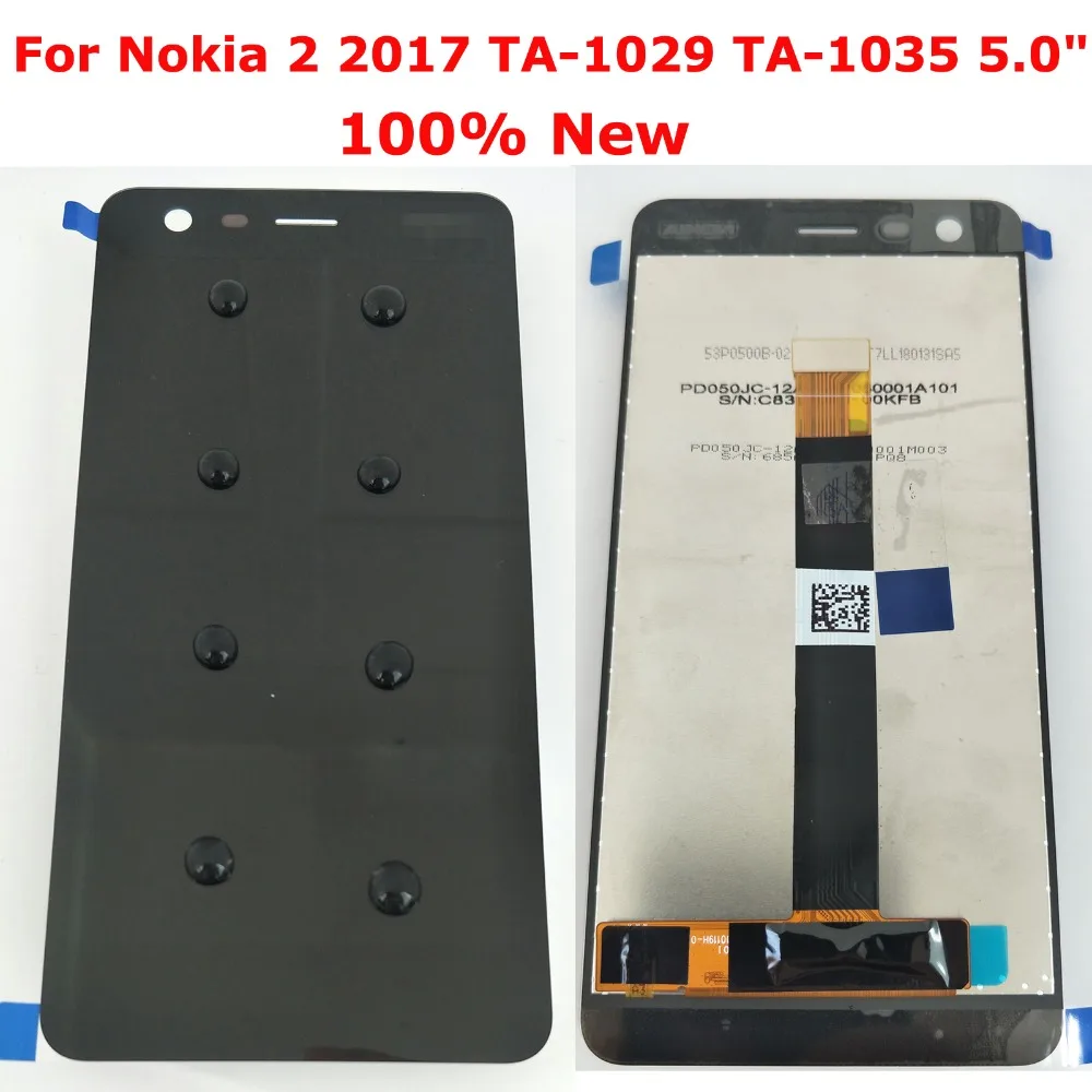 

Shyueda LTPS IPS AAA + 100% новый 5 "для Nokia 2 / N2 2017 TA-1029 TA-1035 ЖК-дисплей, дигитайзер сенсорного экрана