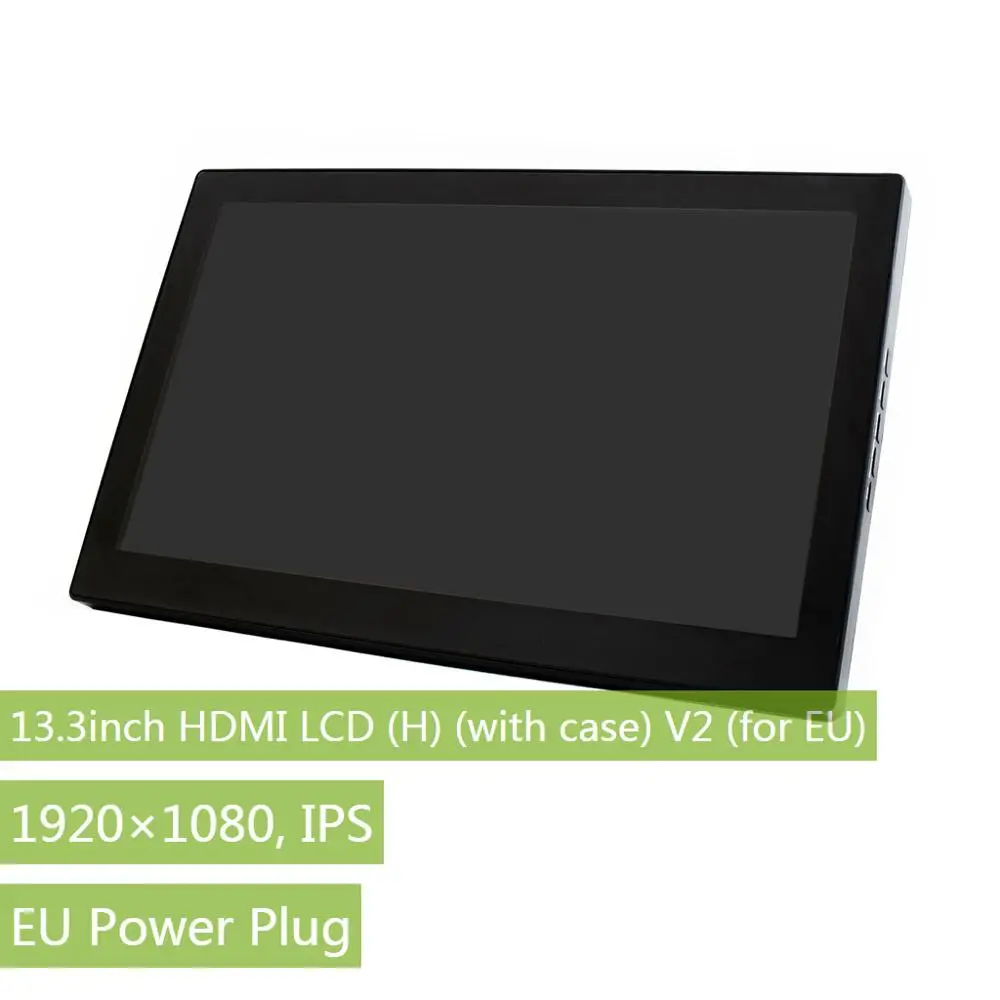 Preise Waveshare 13,3 Zoll, IPS, 1920*1080, Kapazitiven Touchscreen Mit Gehärtetem Glas Abdeckung, SupportsRaspberry Pi, BB Schwarz, Desktop