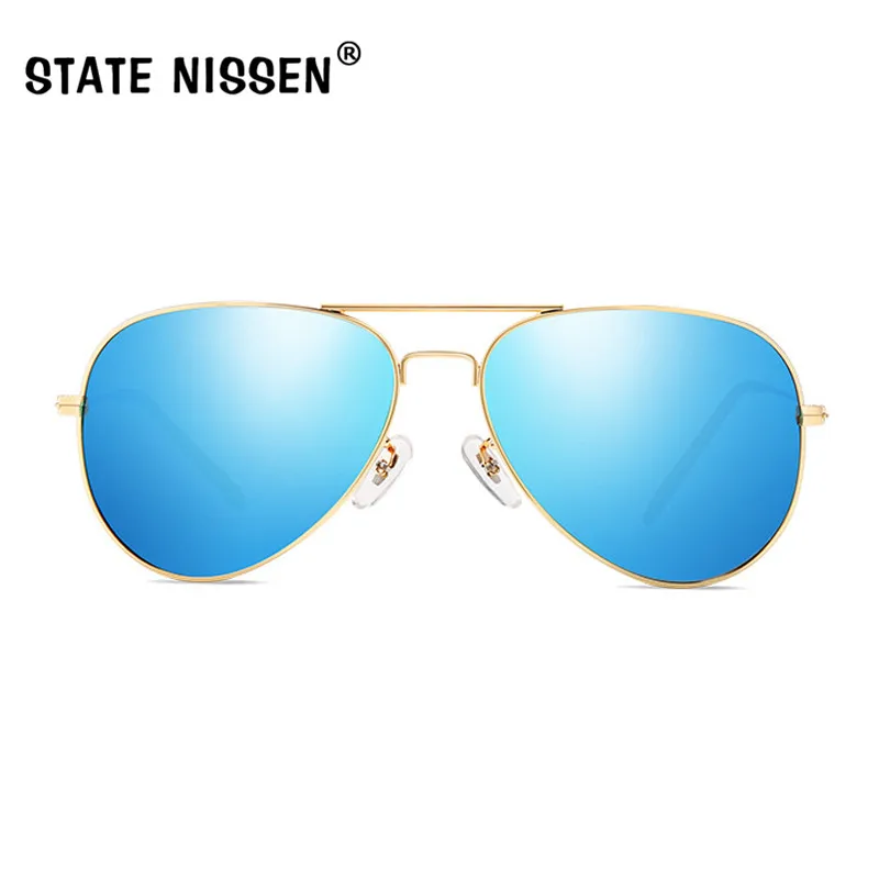 Бренд STATE NISSEN мужские поляризованные солнцезащитные очки UV400 пилота новый дизайн