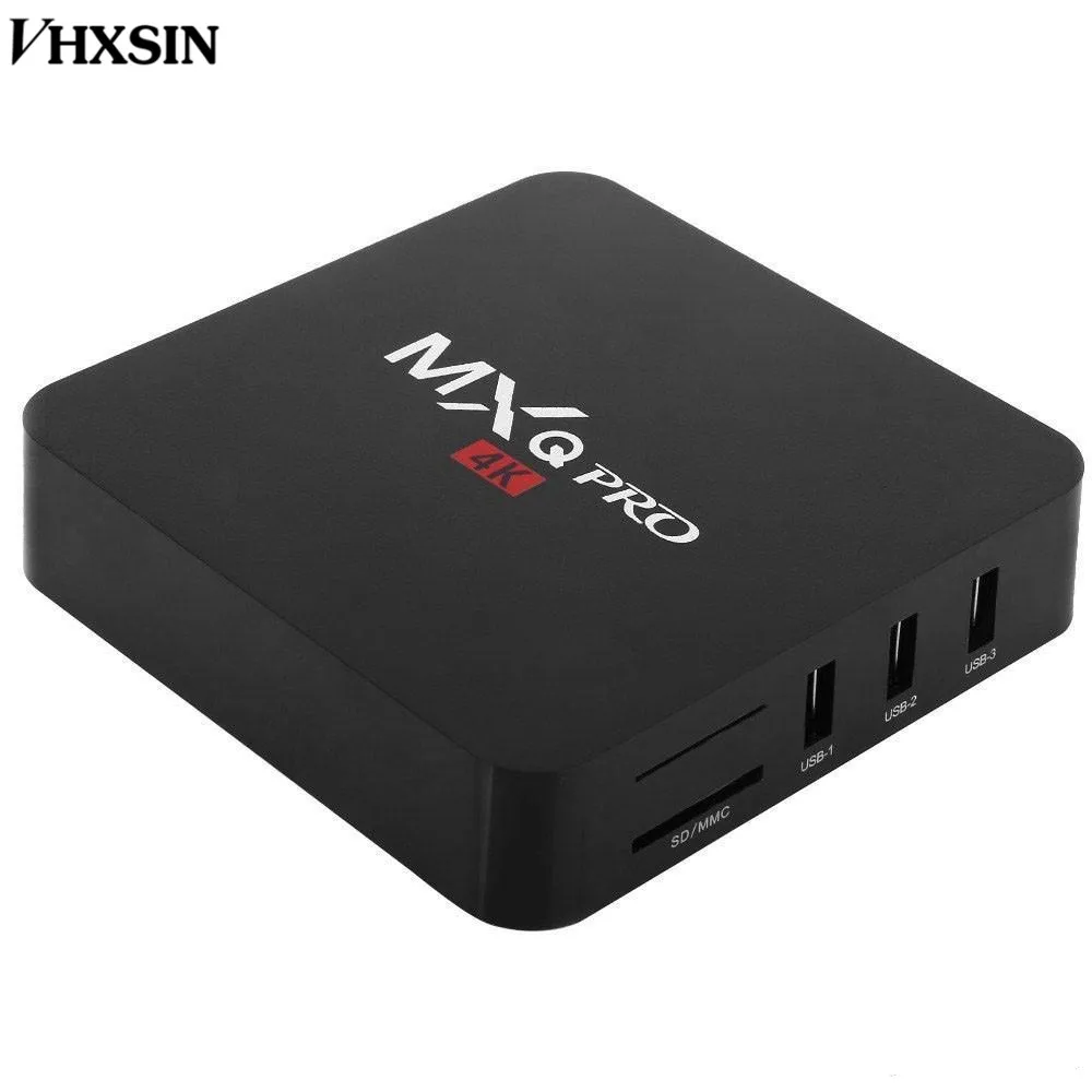 VHXSIN 10 шт./лот mxq Pro 4K tv Box Amlogic S905W 2 ГБ 16 Android 7 1 Smart BOX | Электроника
