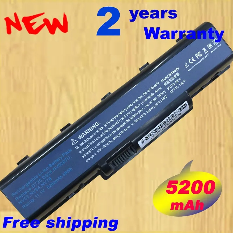 Аккумулятор для ноутбука Emachine E525 E627 E725 D525 D725 G620 G627 G725 5200 мА · ч | Компьютеры и офис