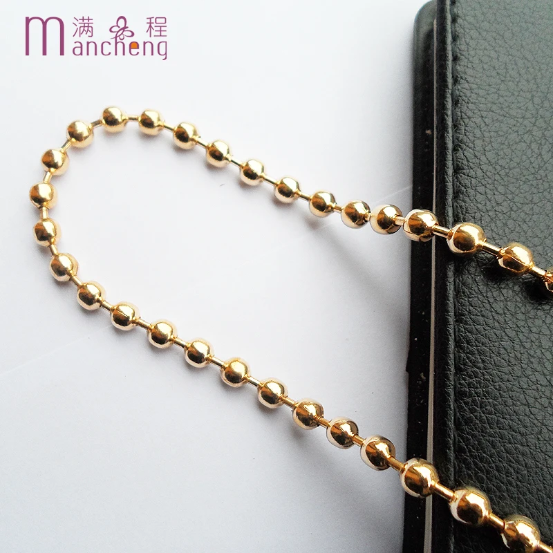 Оптовая продажа с фабрики ювелирных изделий 6 мм золотистого цвета металлическое