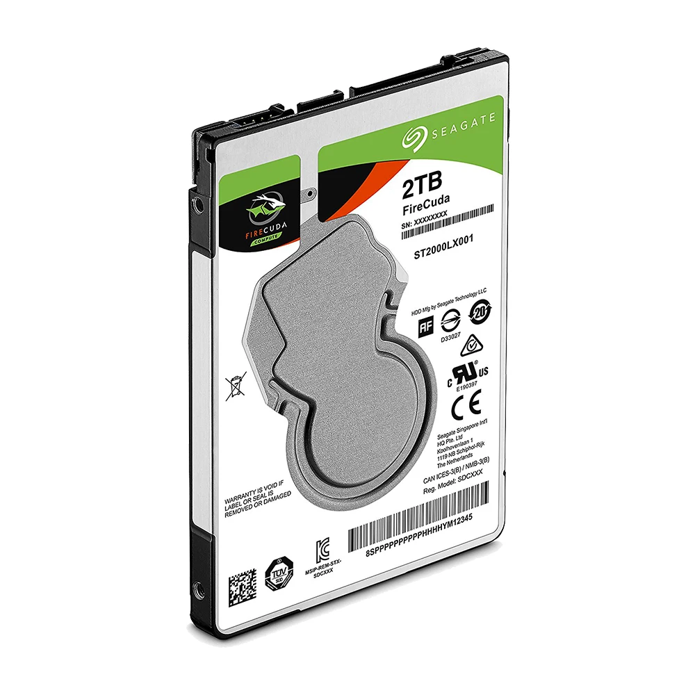 Seagate 2 ТБ ноутбук SSHD Гибридный внутренний жесткий диск 5 &quot7 мм 5400 об/мин SATA 6 ГБ/сек.