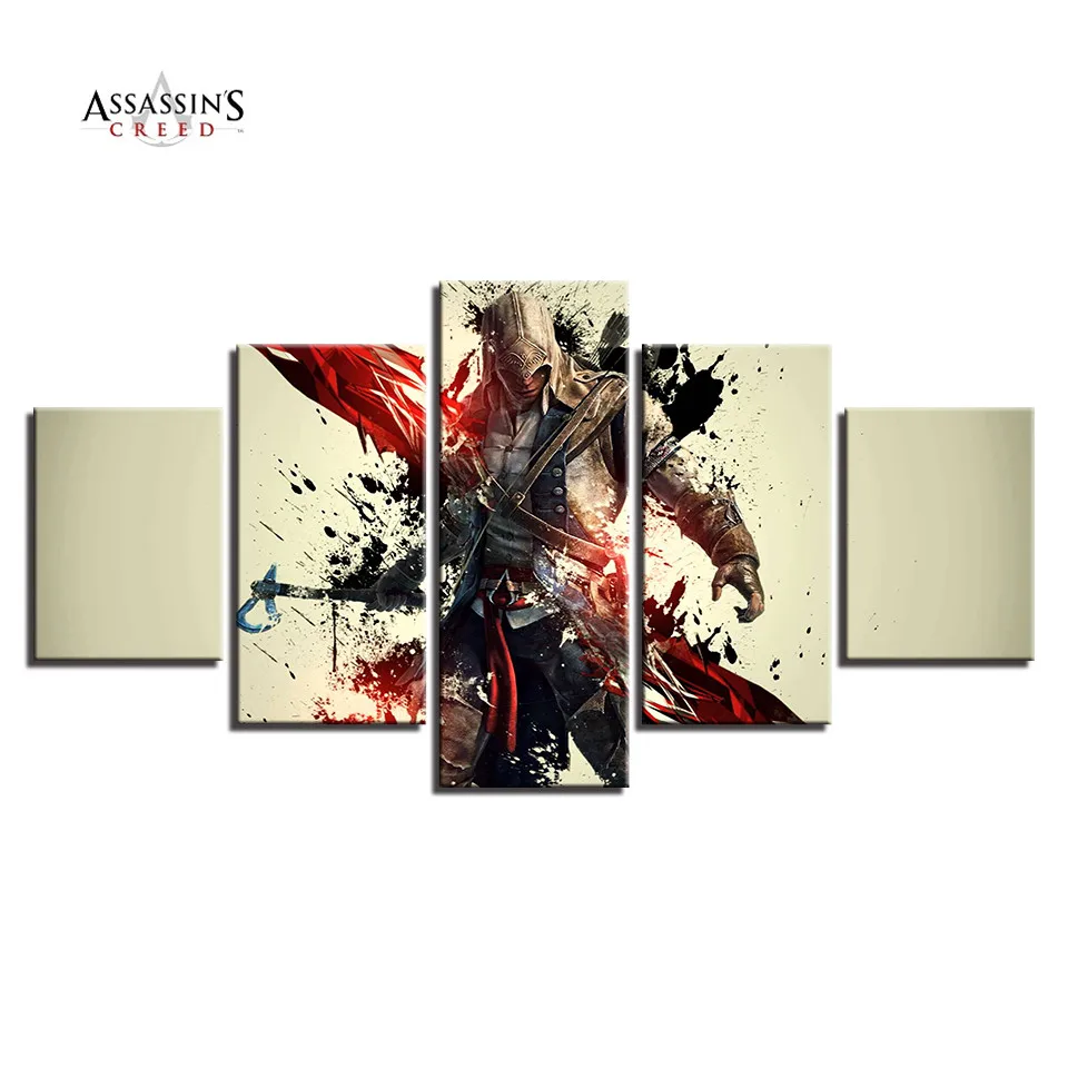 Цветные картины плакаты Крид игра Коннор 1 настенные художественные Рамки
