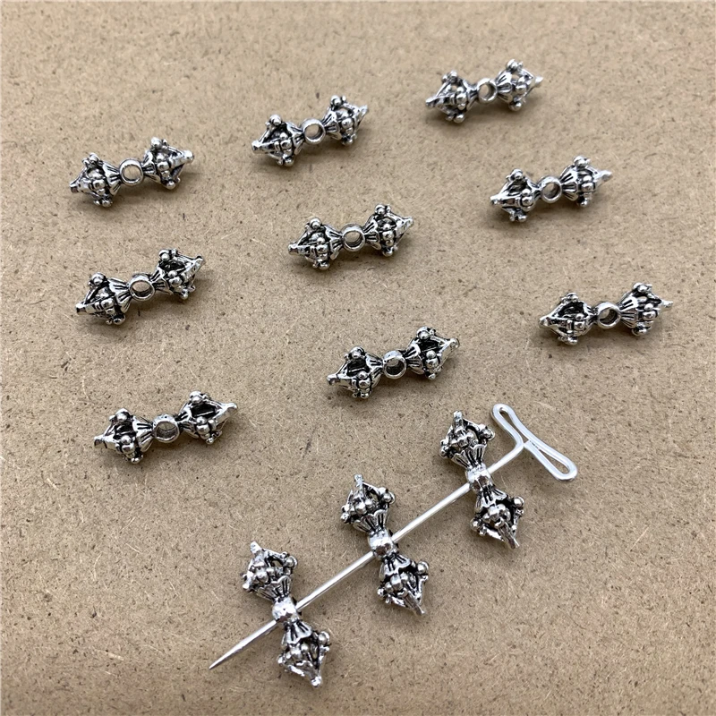 10 шт./лот бусины из сплава 18x6 мм фурнитура для ювелирных изделий подвески