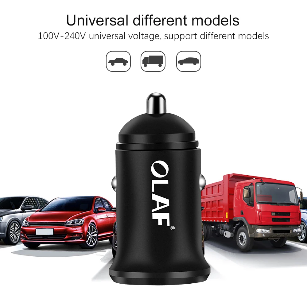 Олаф мини USB Автомобильное зарядное устройство для Мобильный телефон планшет GPS