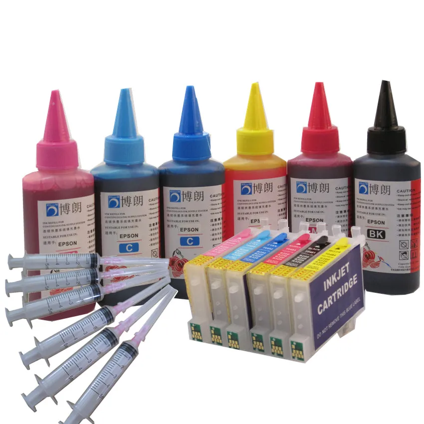 Картридж для принтера Epson Stylus Photo R200 R220 R300 R300M R320 R340 RX500 RX600 RX620 RX640|Чернильные