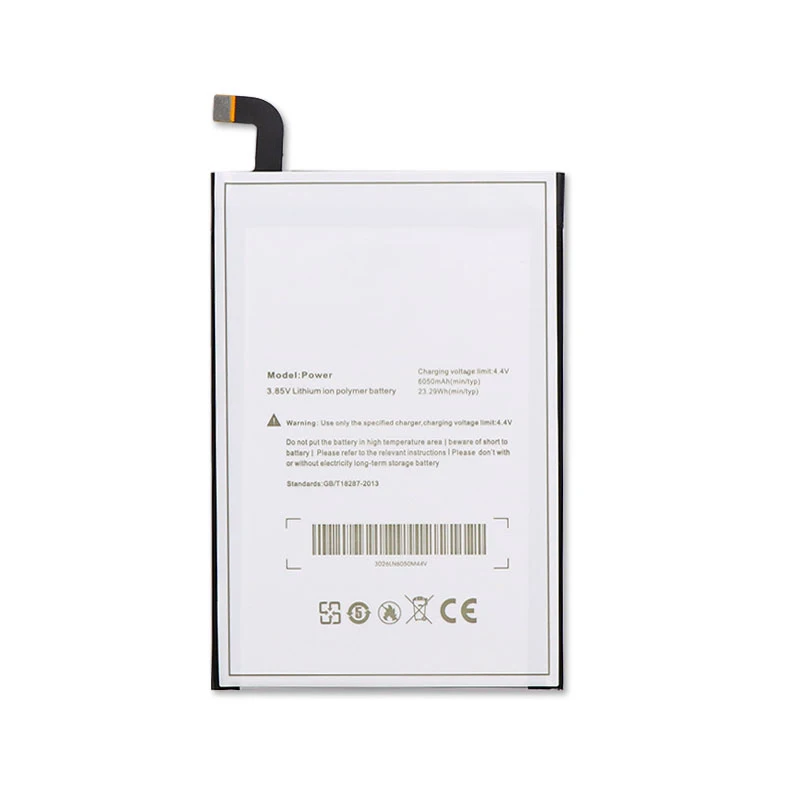 Для Ulefone Power Batterie для power Octa Core 4G 5 дюймов аккумуляторная батарея AKKU 6050mAh|5 battery|6