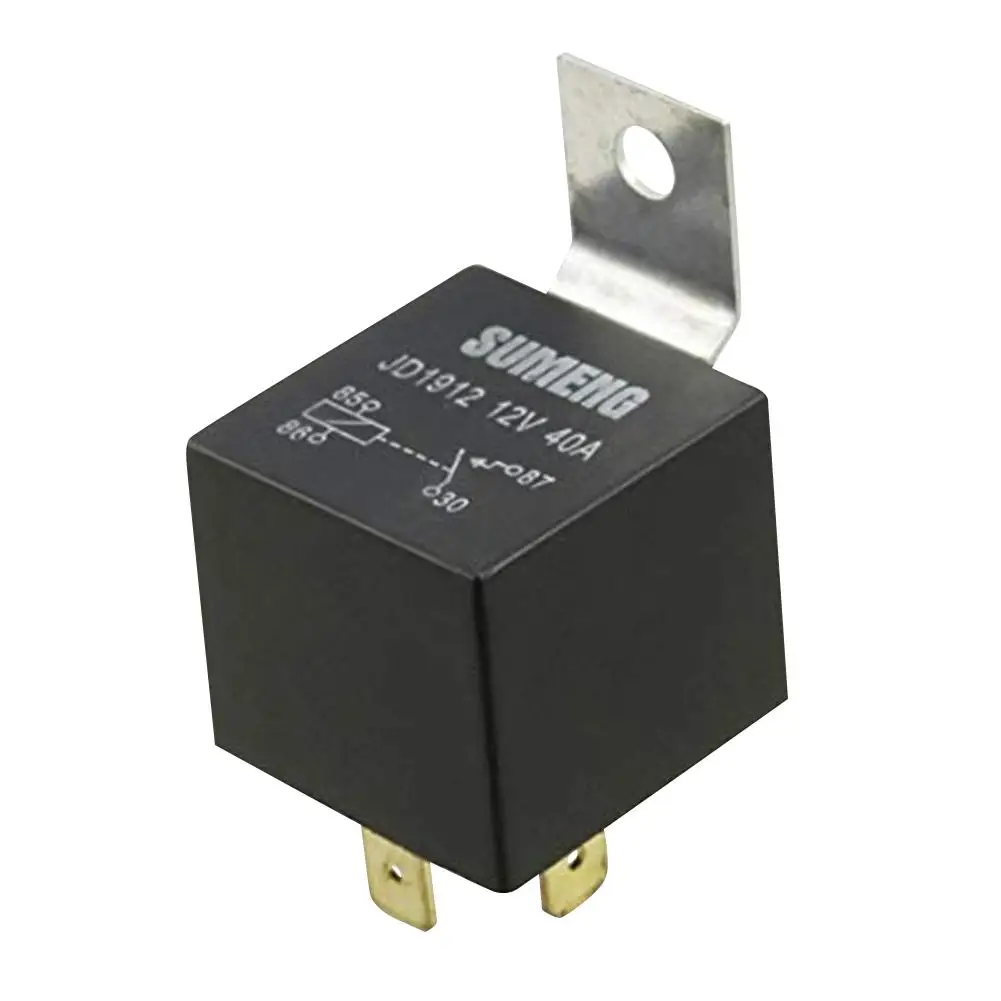HID фара поворота реле автомобильное 12V4 ноги 40AJD1912 серебро контакт прочный хорошая