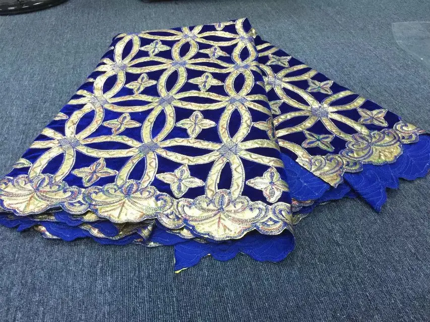 Африканский швейцарский вуаль кружево Французский чистая Швейцарский синий +