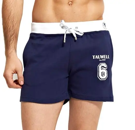 dark blue TAUWELL, мужские шорты, хлопковые, повседневные, летние, пляжные шорты, маленькие, pantalones corto, короткие, cortos hombres, спортивные мужские шорты для бега - Цвет: dark blue