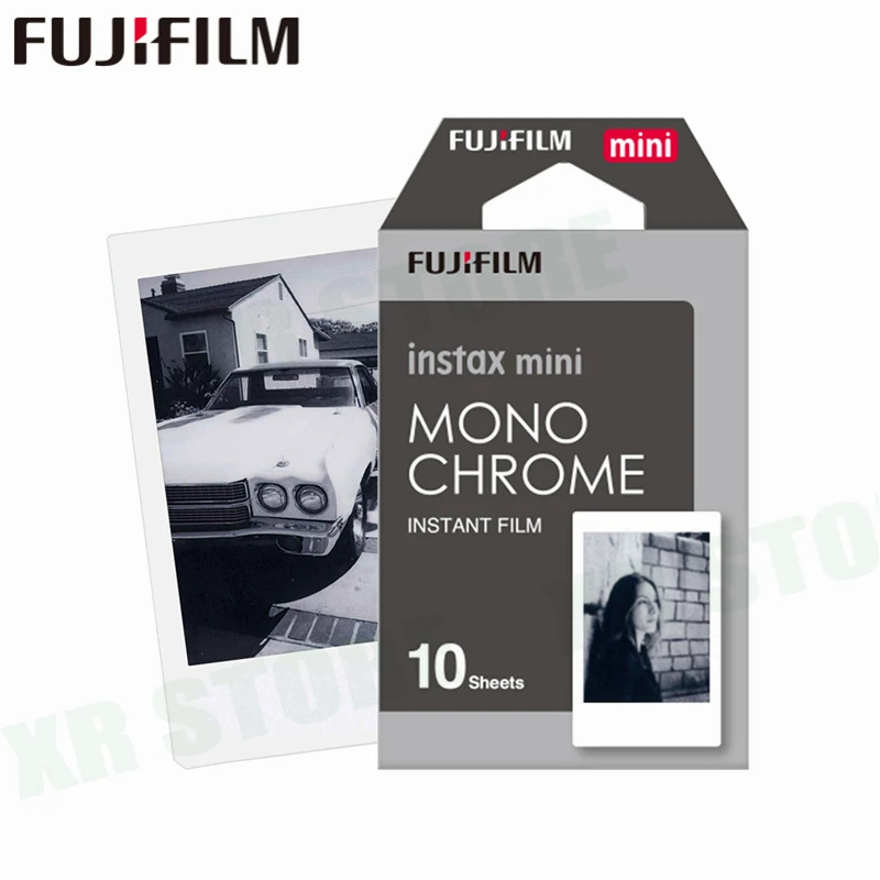 Fujifilm Instax 20 черная рамка + монохромная пленка фотобумага для Fuji Instant Mini 11 8 9 70 7s 50s 90 25