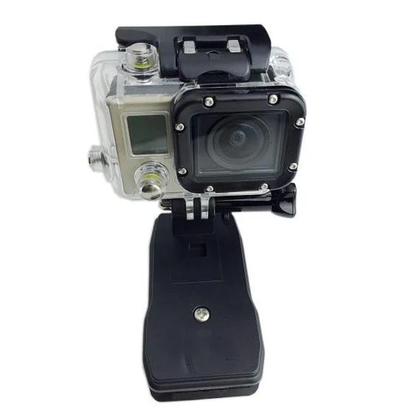 360 Degree Rotary Backpack Hat Clip Clamp Mount for Gopro Hero 5 3 4 Session SJCAM SJ4000 For Xiaomi Yi 4K Go Pro Accessory | Электроника