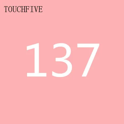 137 1 шт. TouchFive на выбор, 168 цветов, маркеры для эскизов, маркеры на спиртовой основе, набор цветных маркеров, товары для рукоделия, ручка для школы - Цвет: 137