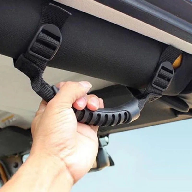4 pcs Grab Handles Grip Bar Pulling Tab For Jeep Wrangler YJ TJ JK JKU Sports Sahara Freedom Rubicon Door Handleba New | Автомобили и